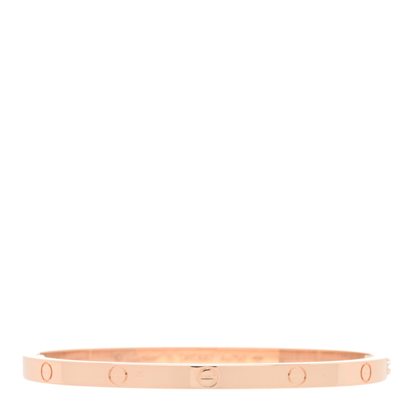 18K Pink Gold Small LOVE Bracelet 15
