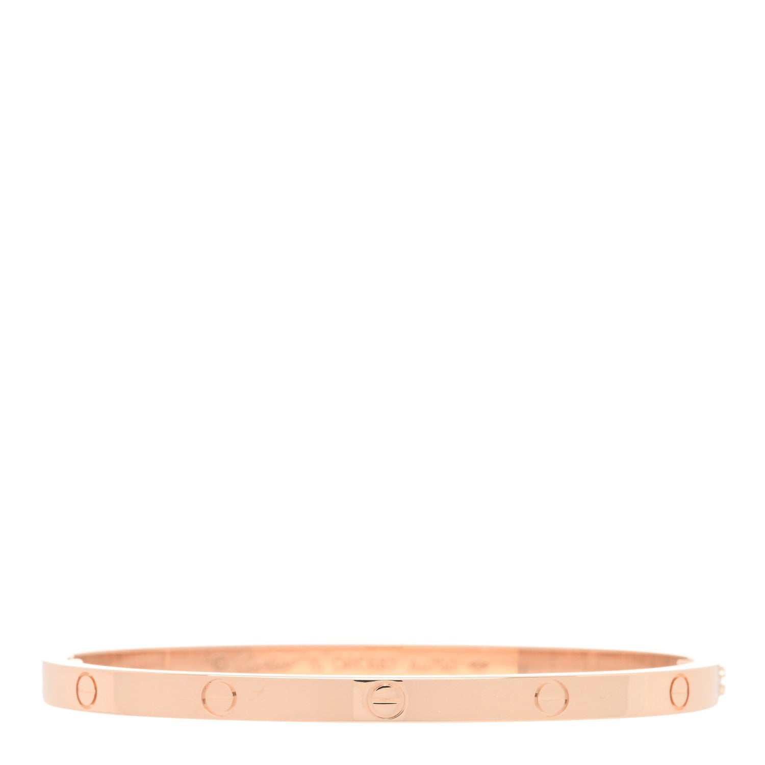 Cartier 18K Pink Gold Small LOVE Bracelet 15 1 of 5