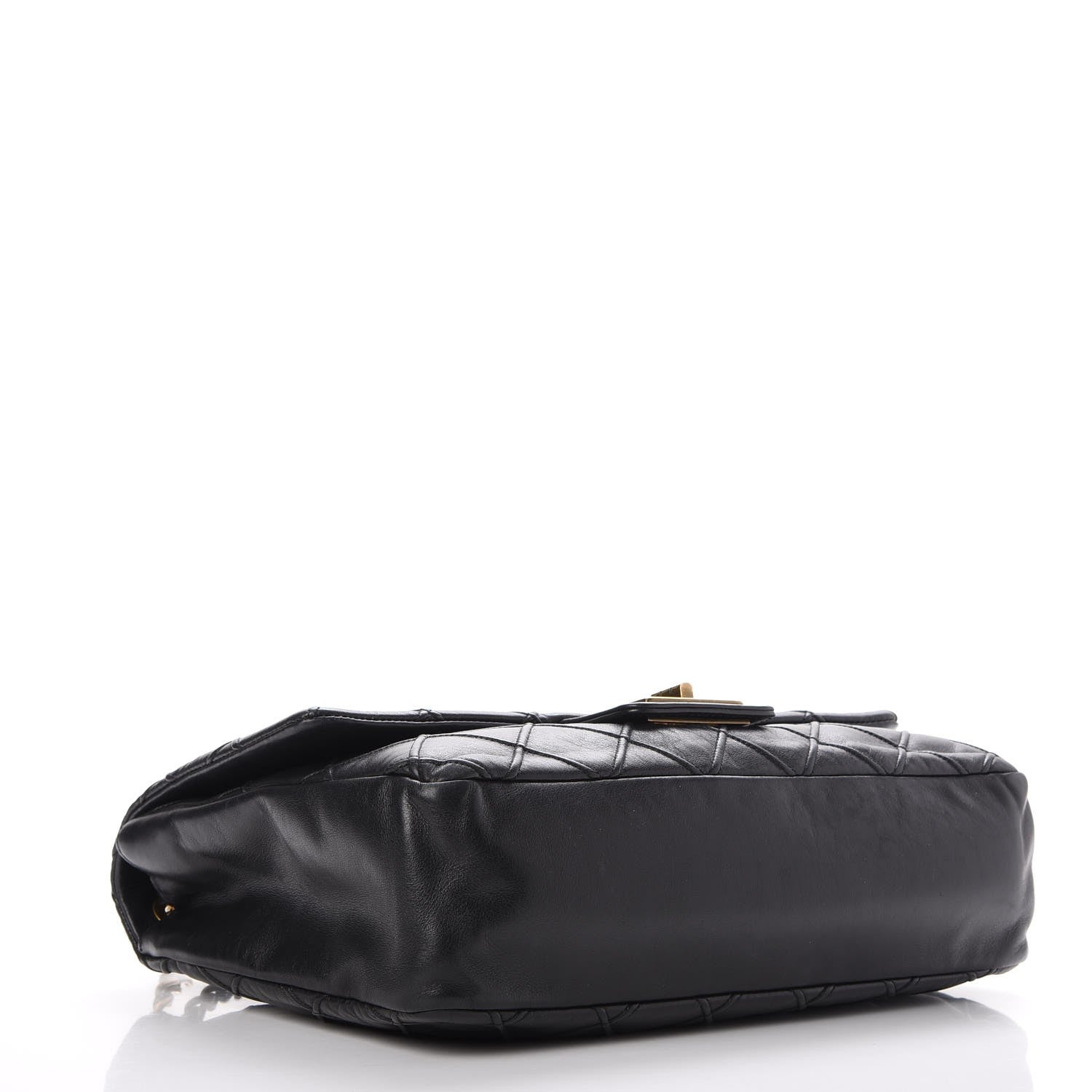 Chanel Calfskin Diamond Debossed Large Cosmos Flap Black 4 of 7