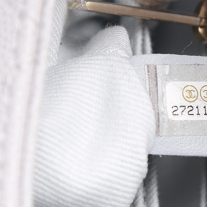 Chanel Caviar Quilted Mini Coco Handle Flap Light Grey 7 of 10
