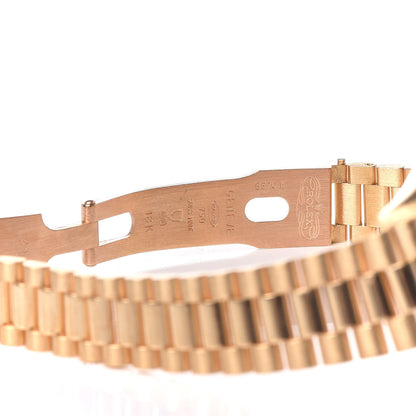 Rolex 18K Yellow Gold Diamond 26mm Datejust President Watch Champagne 69178 8 of 8