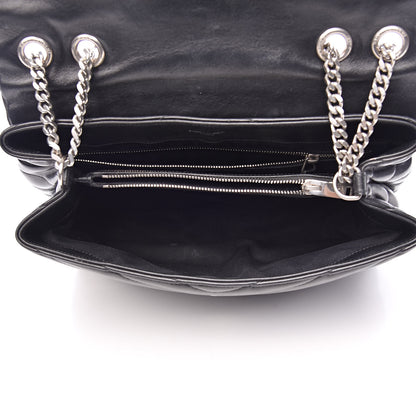 Saint Laurent Calfskin Y Quilted Monogram Medium Loulou Chain Satchel Black 5 of 16