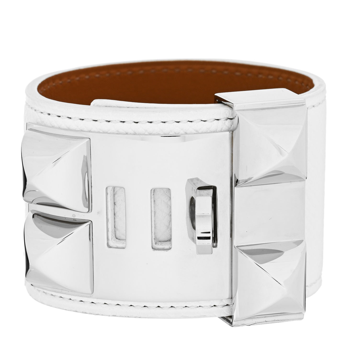 Epsom Collier de Chien CDC Bracelet T1 White