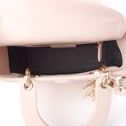 Christian Dior Lambskin Cannage Small Lucky Badges My Lady Dior Pink 5 of 12