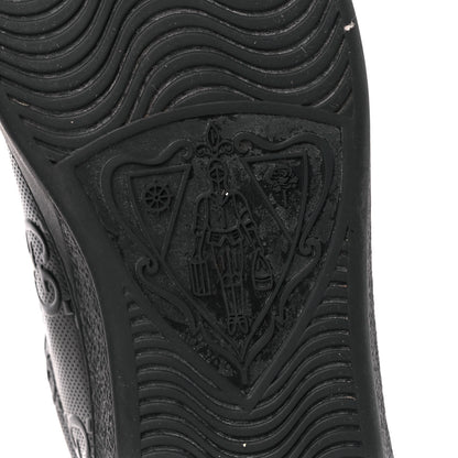 Gucci Calfskin GG Tennis Embossed Mens Ace Sneakers 9 Black 6 of 9