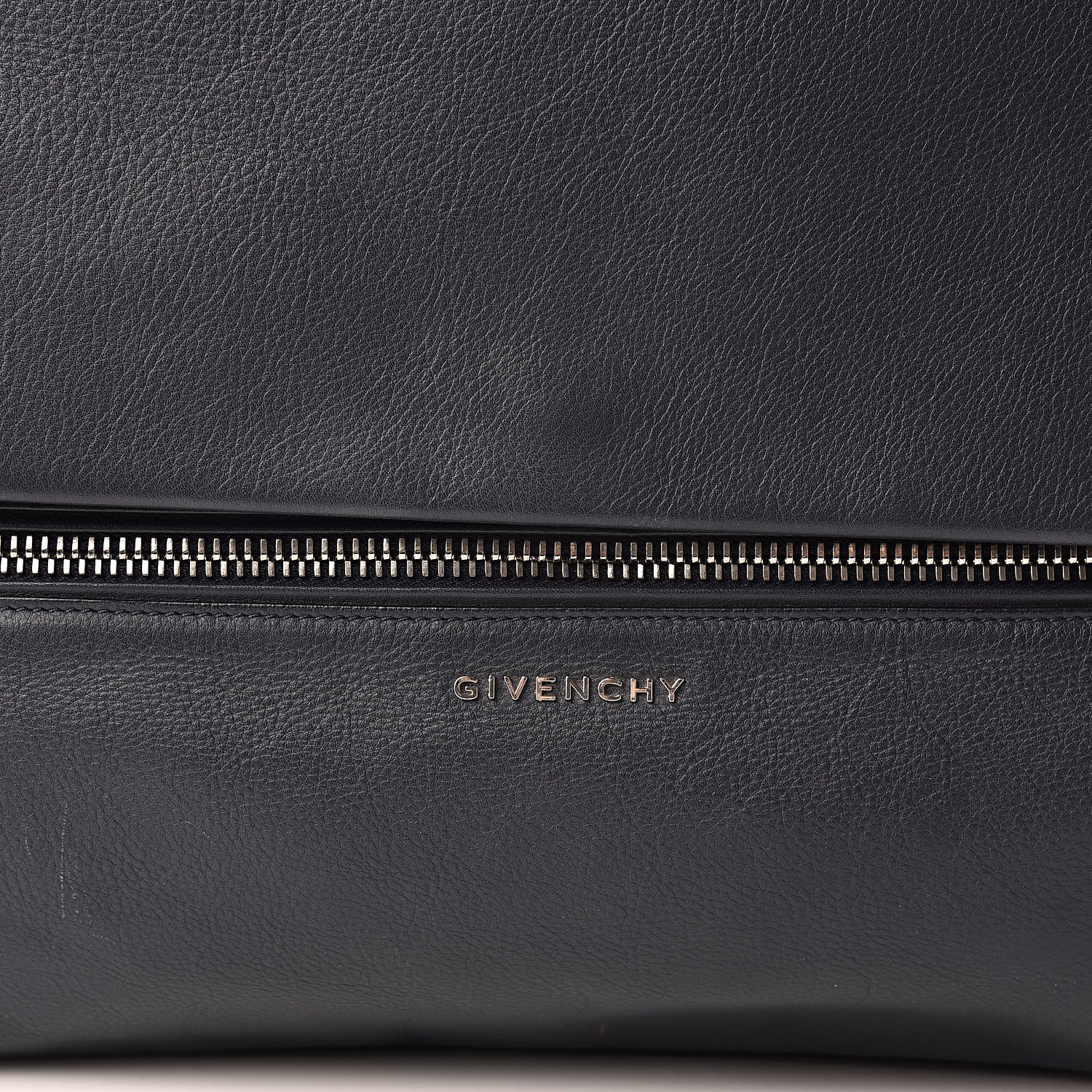 Givenchy Waxy Grained Calfskin Medium Pandora Pure Flap Bag Night Blue 8 of 15