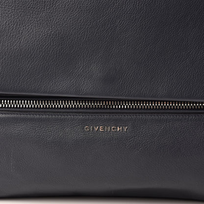 Givenchy Waxy Grained Calfskin Medium Pandora Pure Flap Bag Night Blue 8 of 15