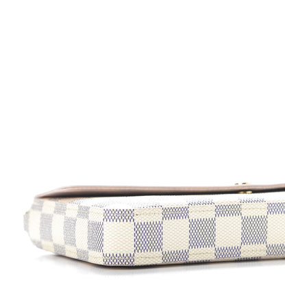Louis Vuitton Damier Azur Calfskin Pochette Felicie Eau de Rose 5 of 9