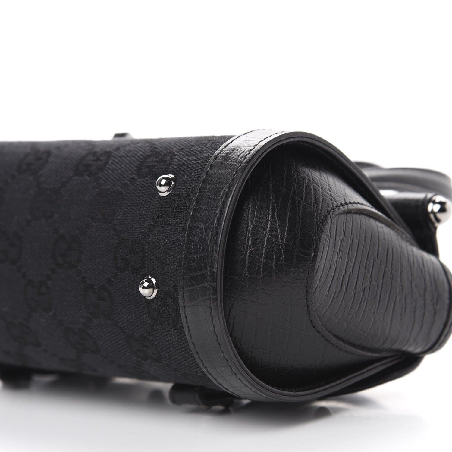 Gucci Monogram Small Bamboo Bullet Black 7 of 10