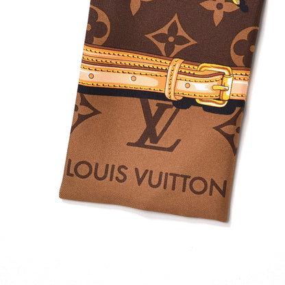 Louis Vuitton Silk Monogram Confidential Bandeau Brown 3 of 5