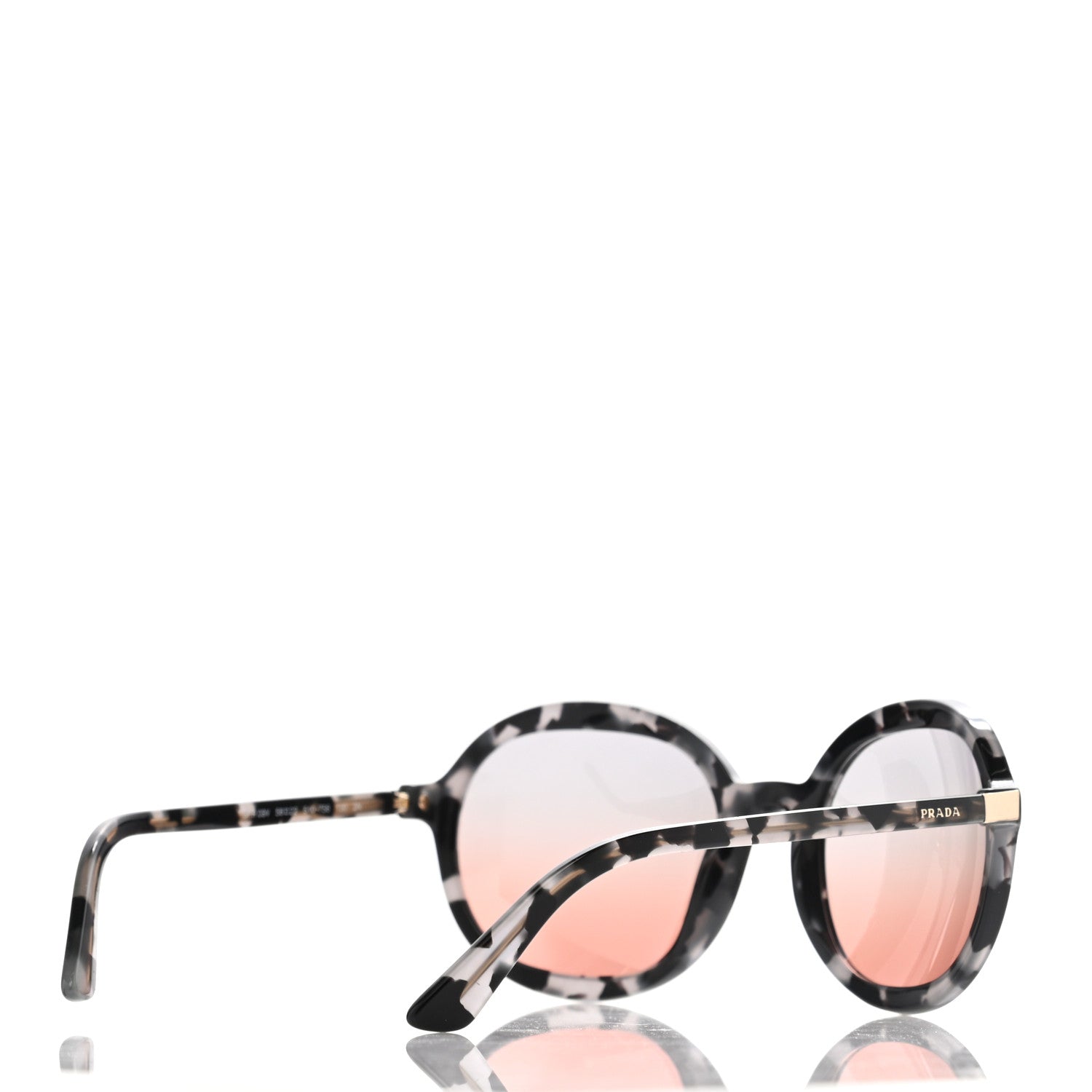 Prada Round Sunglasses SPR 09V Tortoise 4 of 8
