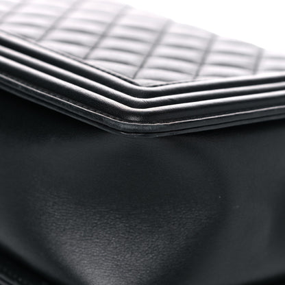Chanel Calfskin Quilted New Medium Boy Flap Black 15 of 19