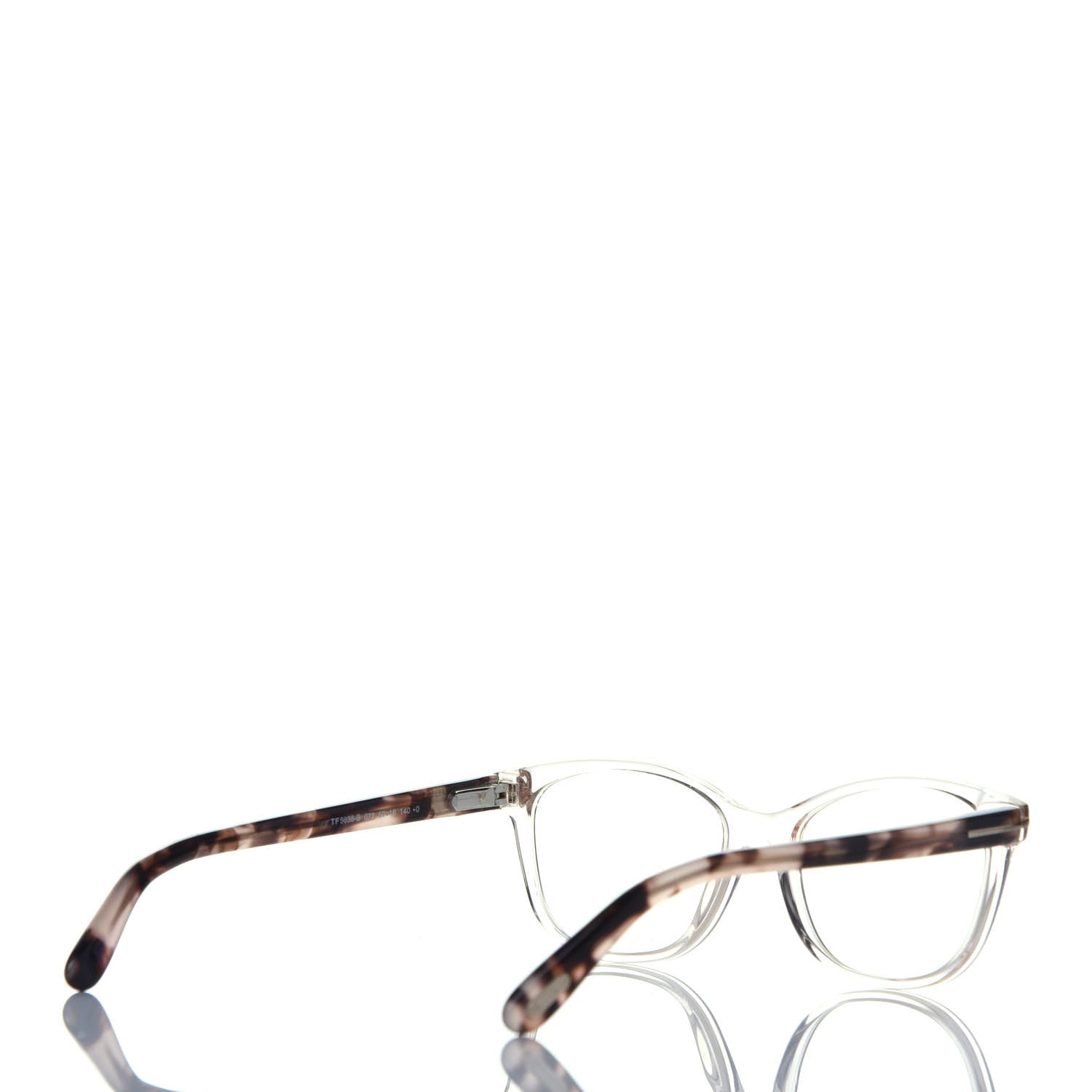 Tom Ford Acetate Blue Block Eyeglasses TF5638 Pink Ice White 4 of 8
