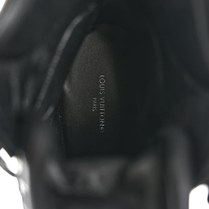 Louis Vuitton Suede Calfskin Monogram Star Trail Ankle Boots 39 Black 7 of 9
