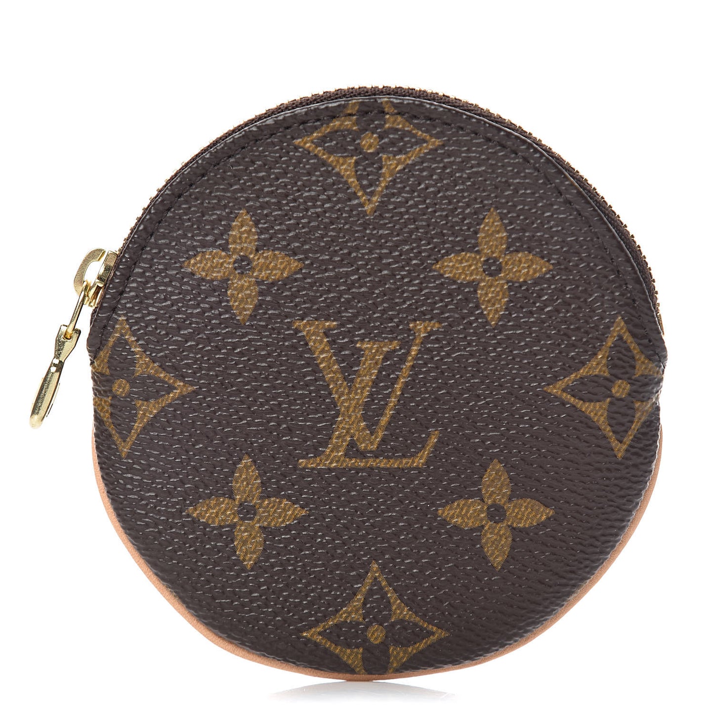 Monogram Round Coin Purse