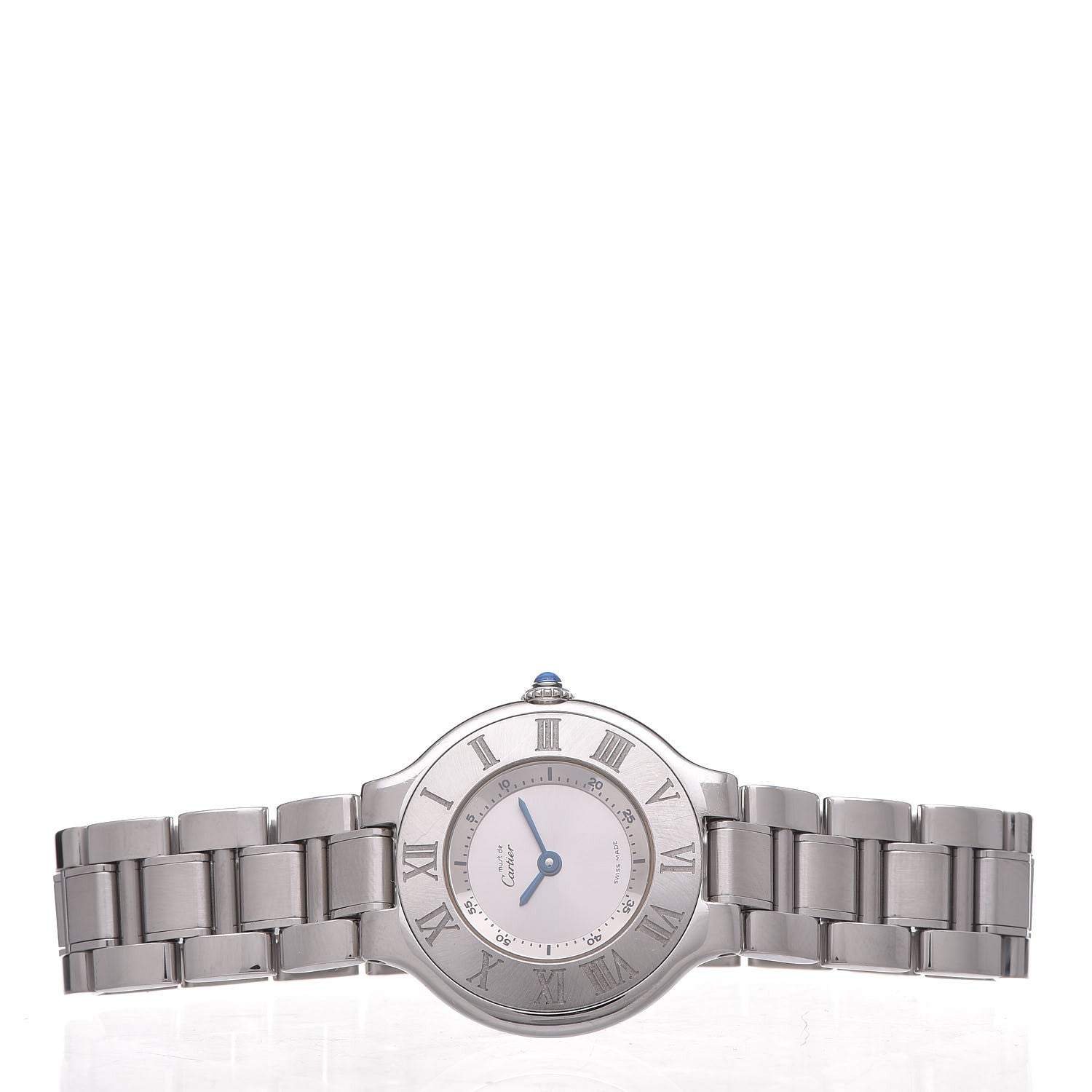 Cartier Stainless Steel 28mm Must De 21 Quartz Watch 3 of 8