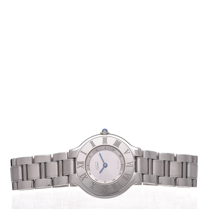 Cartier Stainless Steel 28mm Must De 21 Quartz Watch 3 of 8