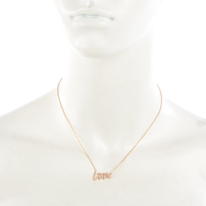 Tiffany 18K Rose Gold Diamond Paloma Picasso Love Pendant Necklace 2 of 4