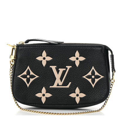 Louis Vuitton Empreinte Monogram Giant Mini Pochette Accessories Black 1 of 7