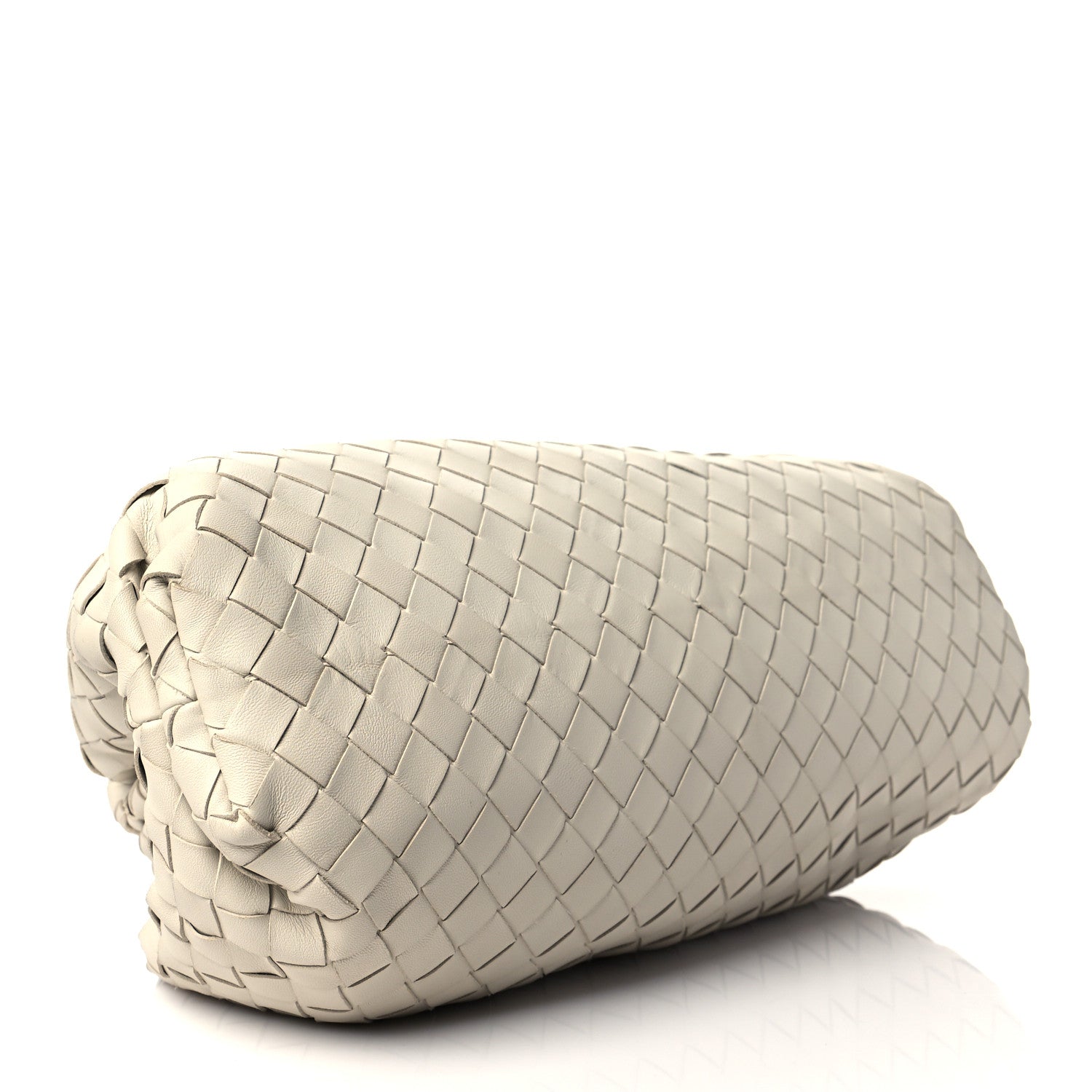 Bottega Veneta Nappa Maxi Intrecciato The Pouch Oversized Clutch Plaster 4 of 10