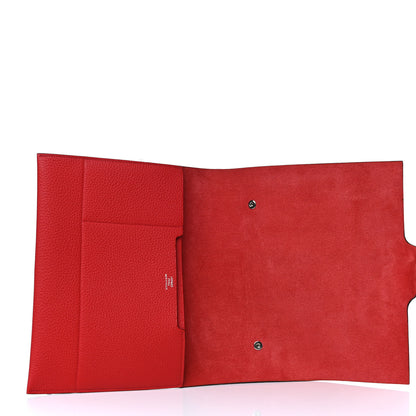 Hermes Togo Couverture Cahier Ulysse Notebook MM Rouge De Coeur 4 of 7