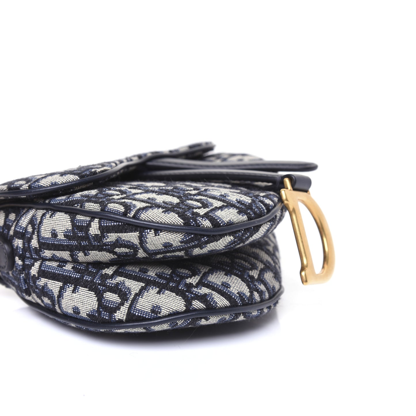 Oblique Mini Saddle Bag Blue