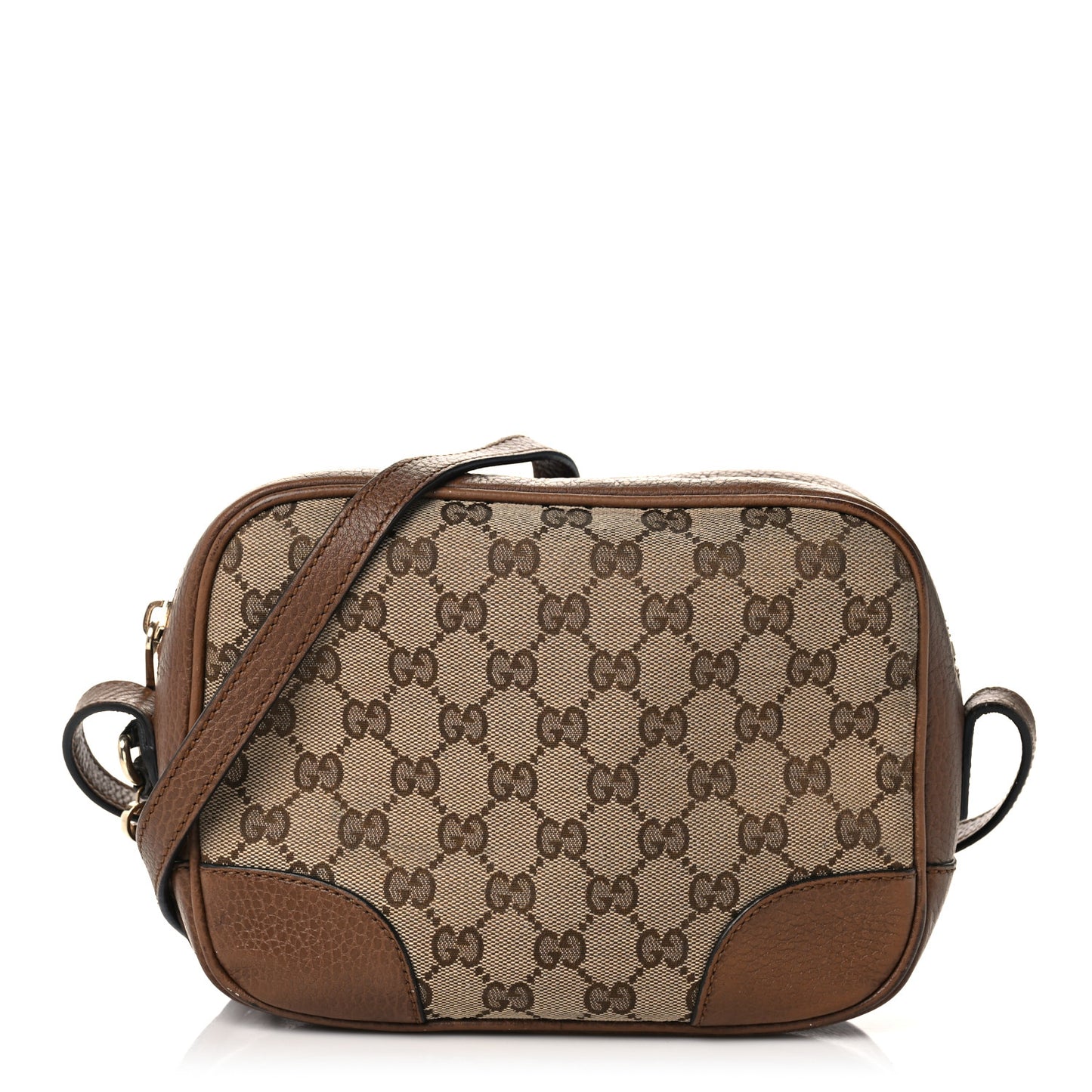 Monogram Mini Bree Messenger Bag Beige Tabacco