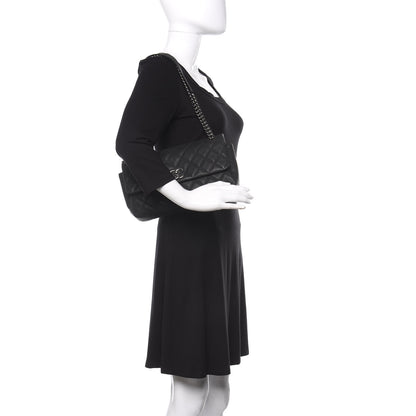 Chanel Iridescent Caviar Quilted Medium Lady Pearly Flap Black 3 of 11