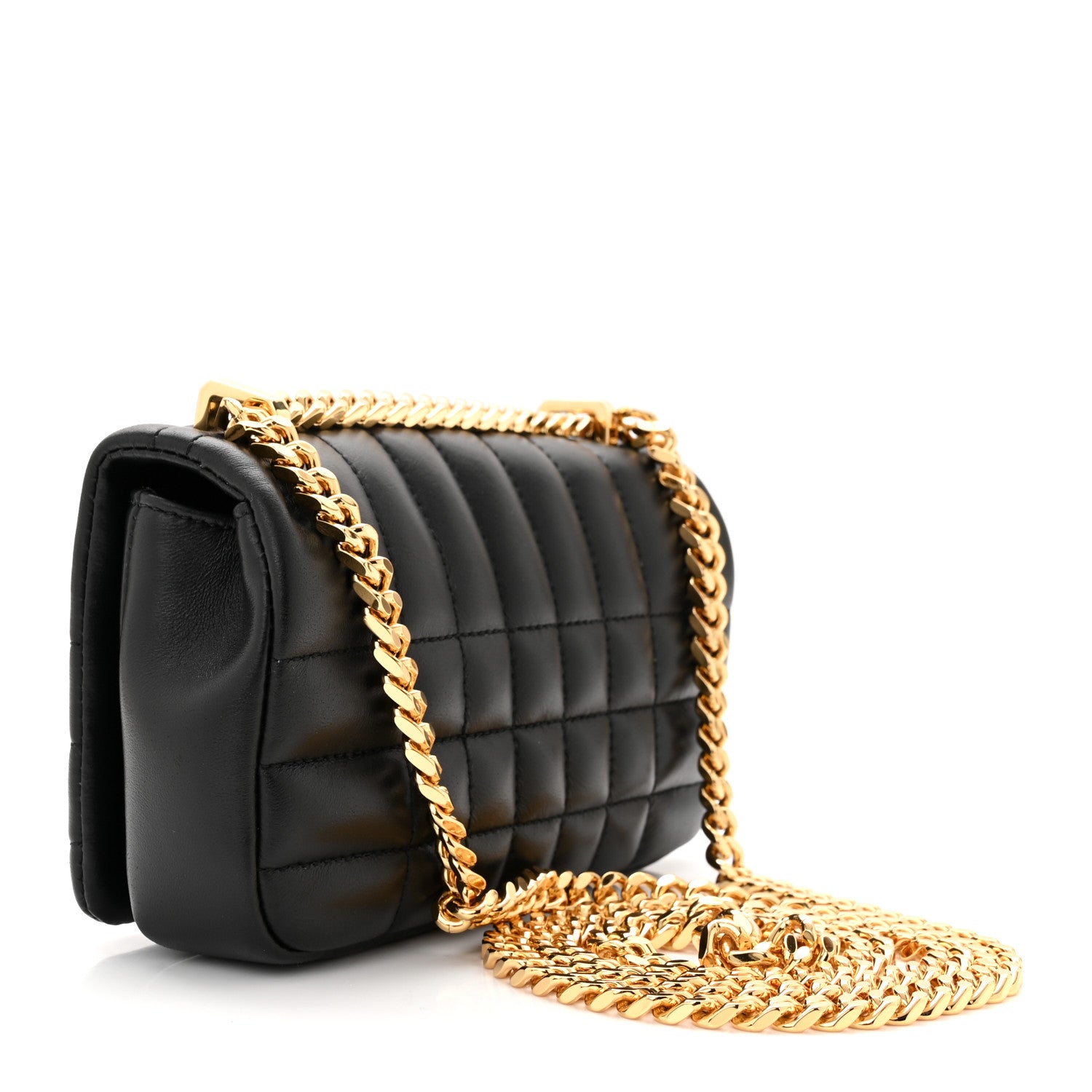 Burberry Lambskin Quilted Mini Lola Bag Black 3 of 10