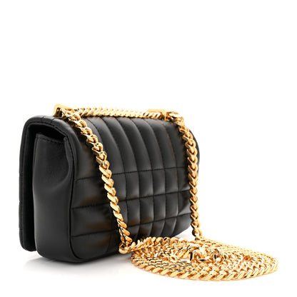Burberry Lambskin Quilted Mini Lola Bag Black 3 of 10