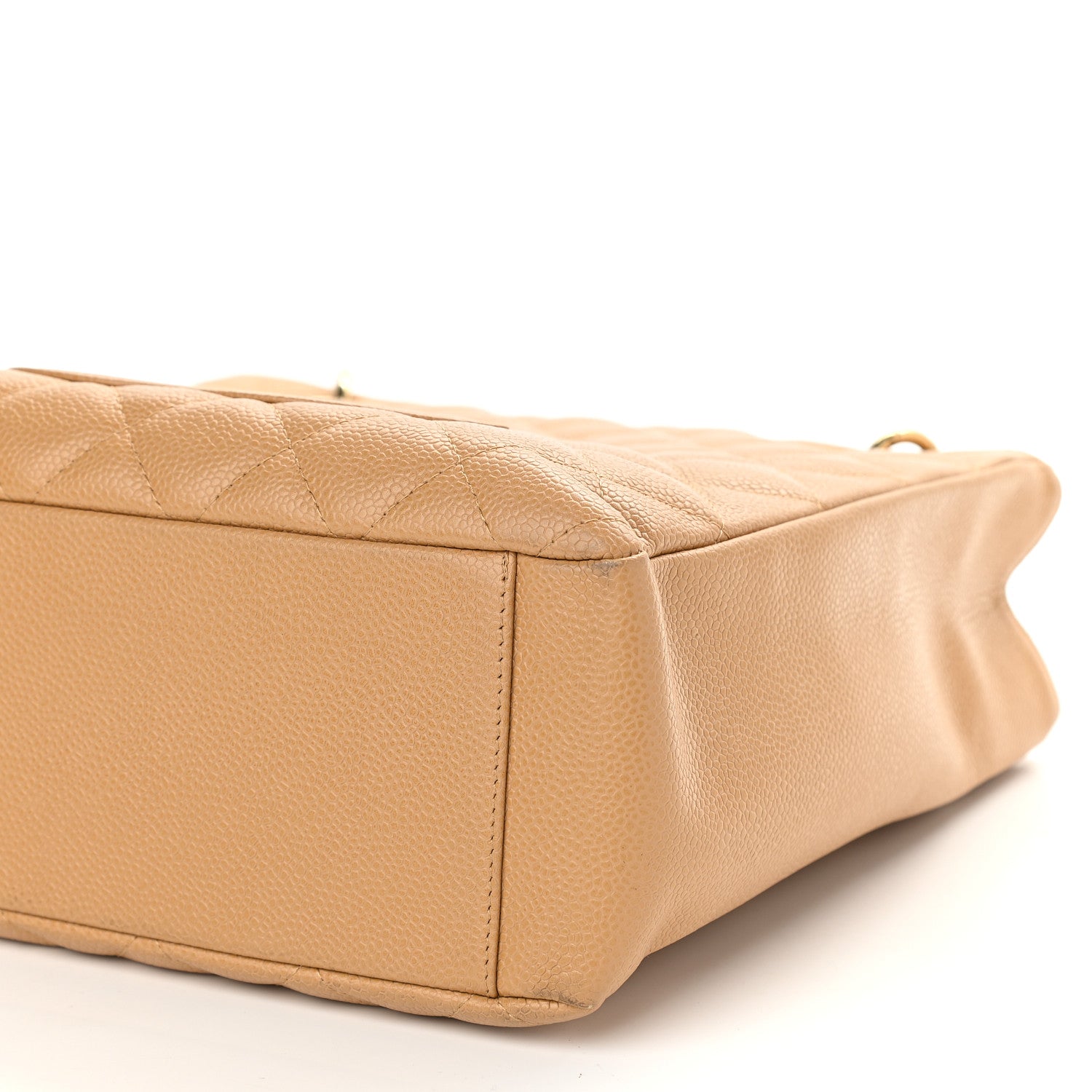 Chanel Caviar Quilted Petit Shopping Tote PST Beige 9 of 9