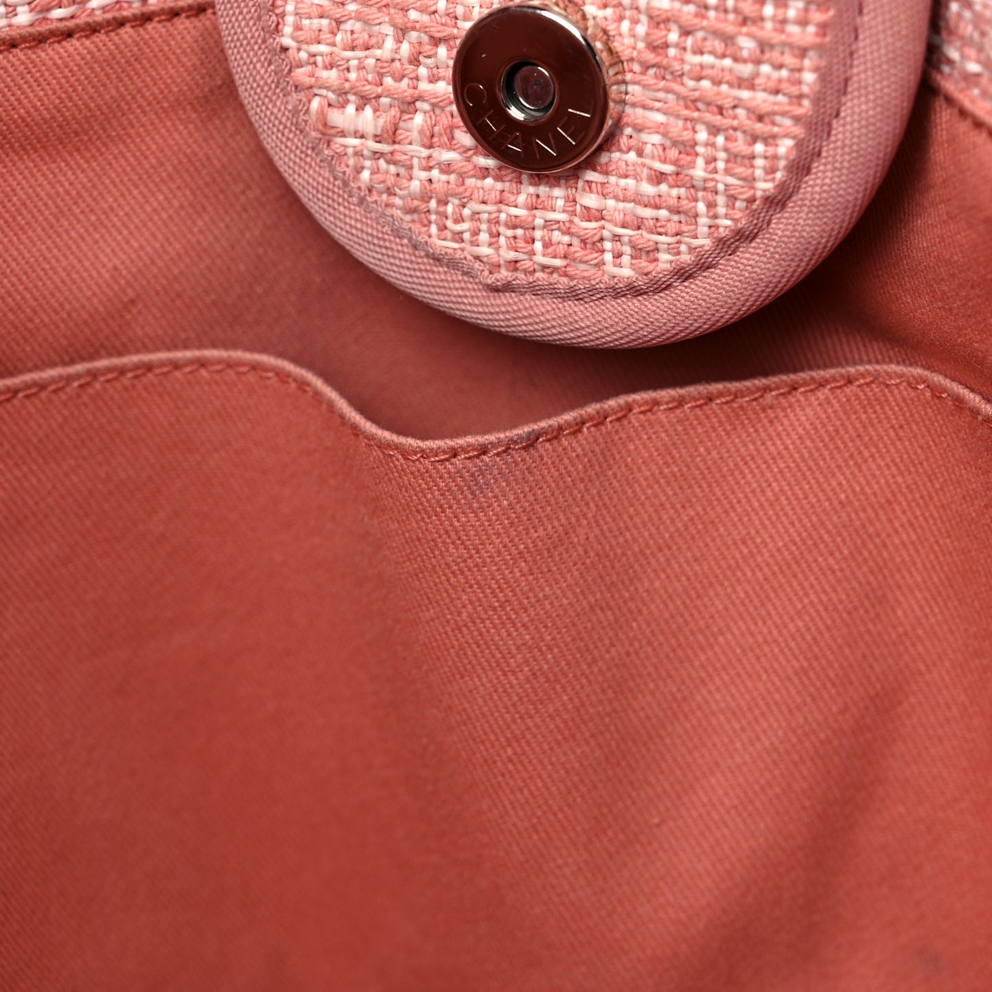 Straw Lurex Large Deauville Tote Pink