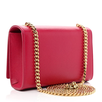 Saint Laurent Grain De Poudre Small Monogram Kate Satchel 3 of 9