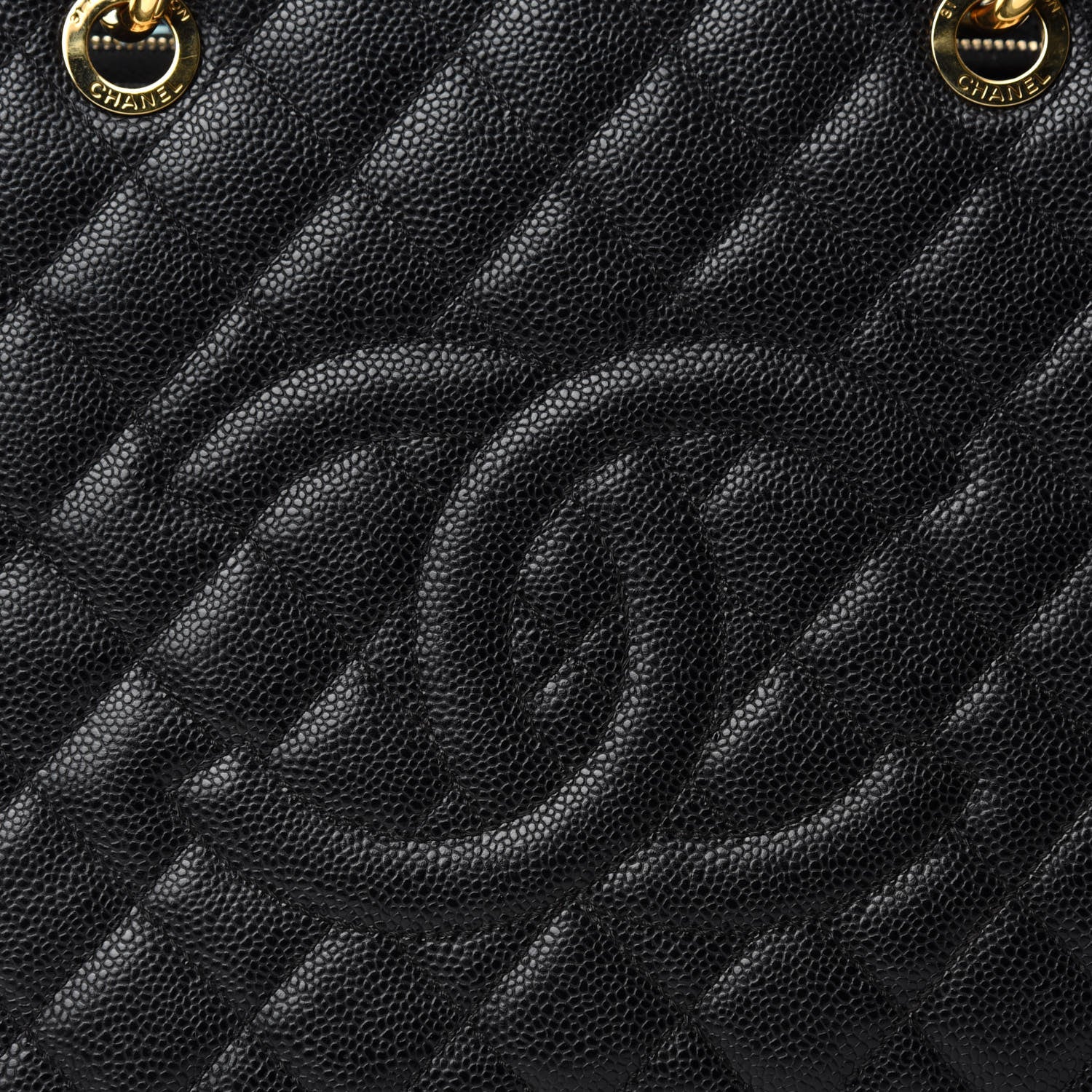 Chanel Caviar Quilted Grand Shopping Tote GST Black 10 of 10