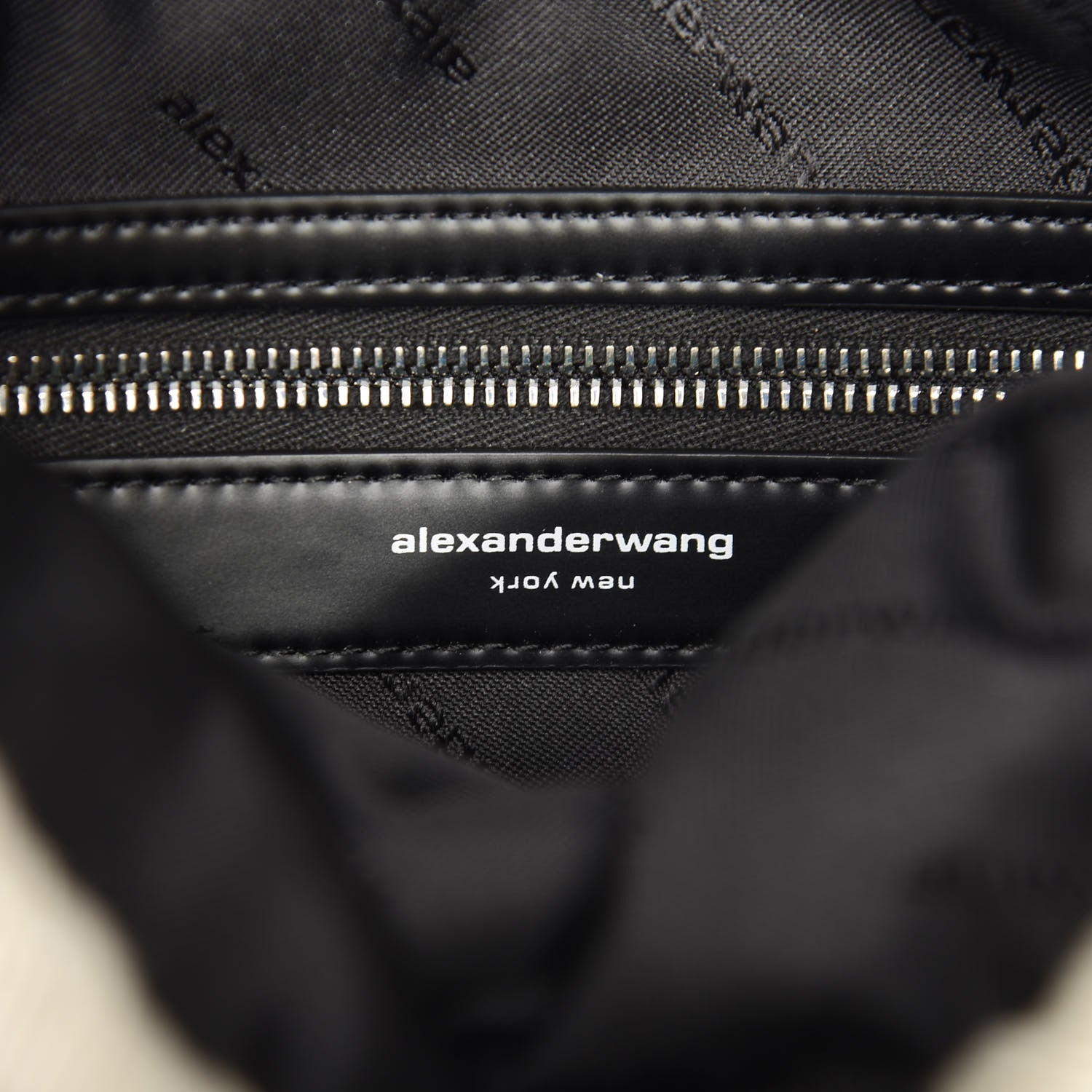 Alexander Wang Calfskin Canvas Ryan Shoulder Bag Natural 6 of 9
