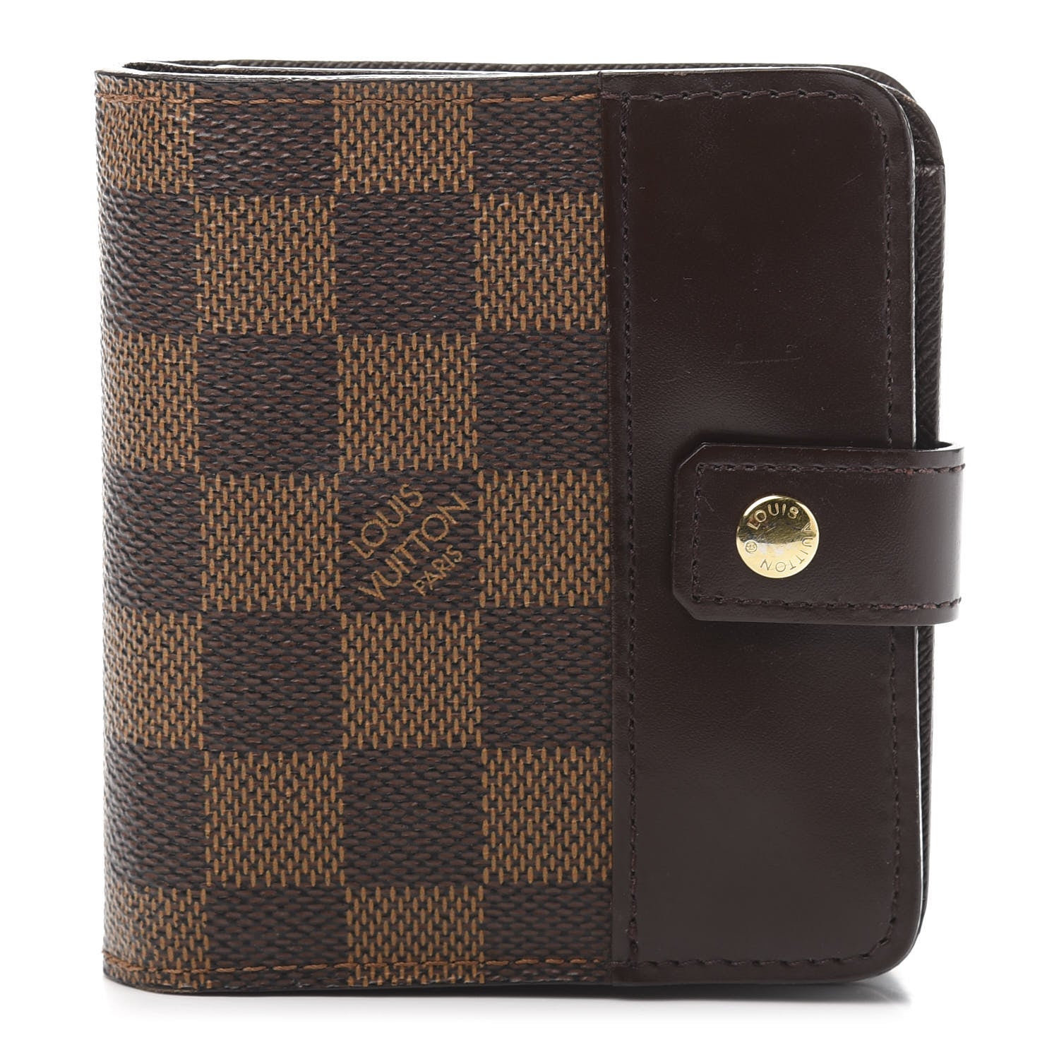 Louis Vuitton Damier Ebene Zippe Zipped Compact Wallet 1 of 9