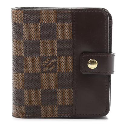 Louis Vuitton Damier Ebene Zippe Zipped Compact Wallet 1 of 9