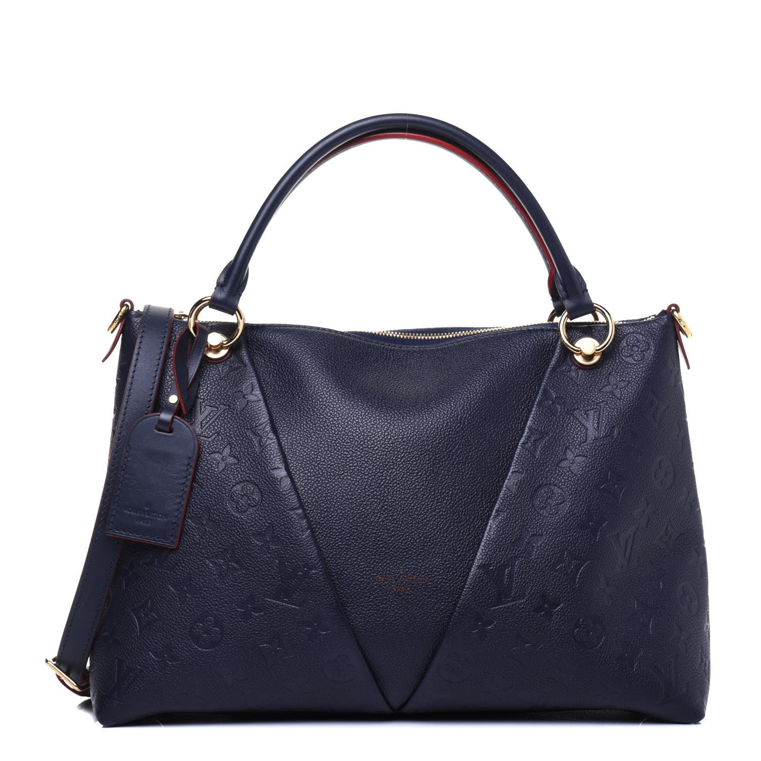 Louis Vuitton Empreinte V Tote MM Marine Rouge 1 of 22