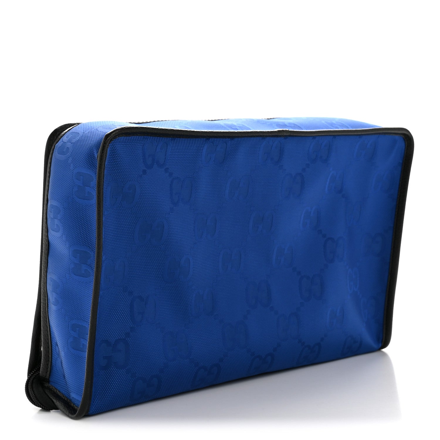 Gucci Econyl Nylon Monogram Off The Grid Packing Cube Orient Blue New Plaster 4 of 7