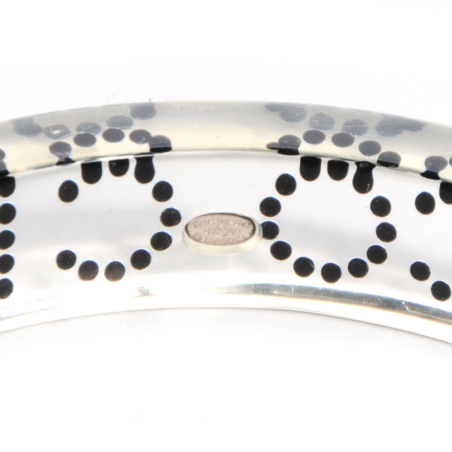 Resin Coco Bangle Clear