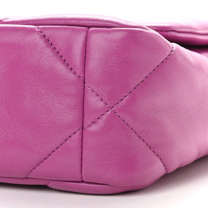Chanel Lambskin Quilted Medium Chanel 19 Flap Purple 9 of 9