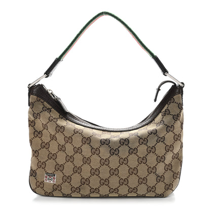 Gucci Monogram Medium Pop Hobo Dark Brown 1 of 14