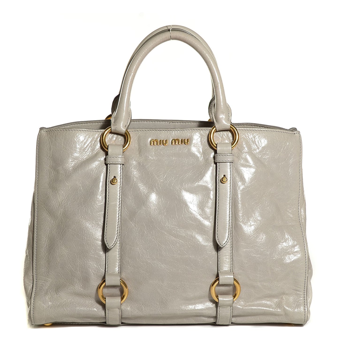 Vitello Shine Tote Nube
