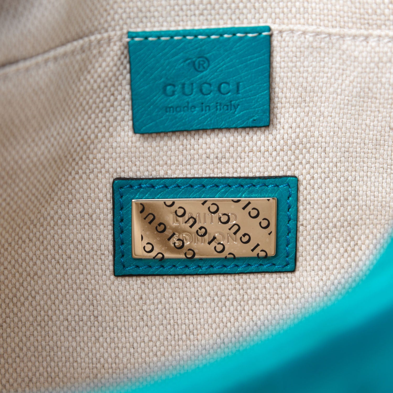 Gucci Ostrich Small Soho Disco Bag Teal 8 of 11