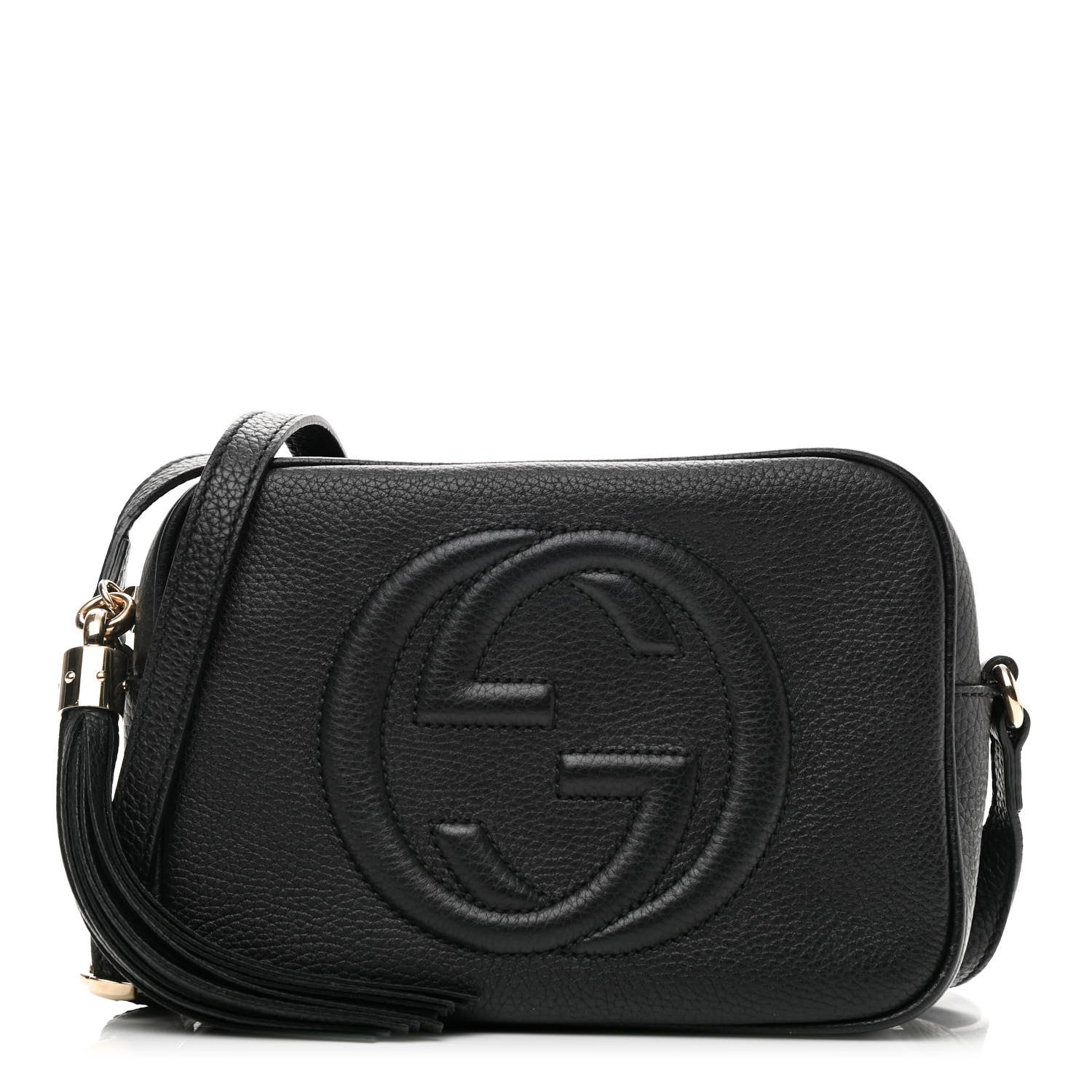 Gucci Pebbled Calfskin Small Soho Disco Bag Black 1 of 9