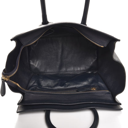 Celine Smooth Calfskin Mini Luggage Navy Blue 5 of 16