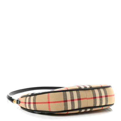 Burberry Vintage Check Calfskin Olympia Pouch Archive Beige 3 of 8