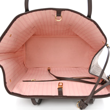 Louis Vuitton Damier Ebene Neo Neverfull MM Rose Ballerine 5 of 13