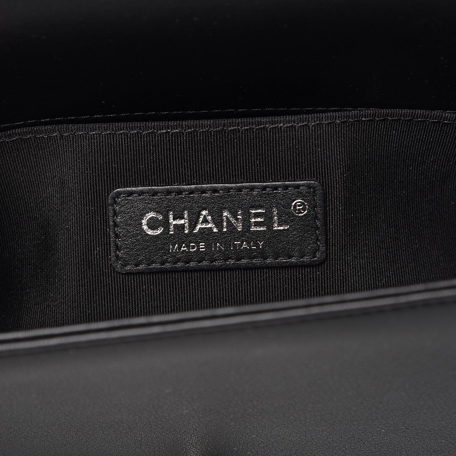 Chanel Calfskin Pearl Tweed Small Boy Flap Black 6 of 12