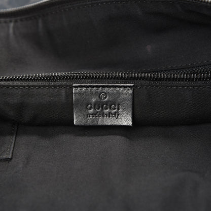 Gucci Monogram Perforated Calfskin Messenger Black 5 of 10